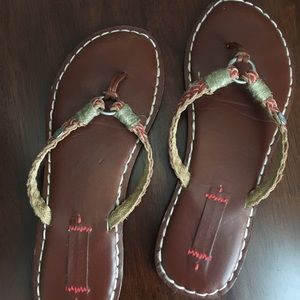 ROXY Red Sandals size 8.5